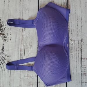 Victoria's Secret purple underwire sport bra adjustable straps and band 38DD VS
